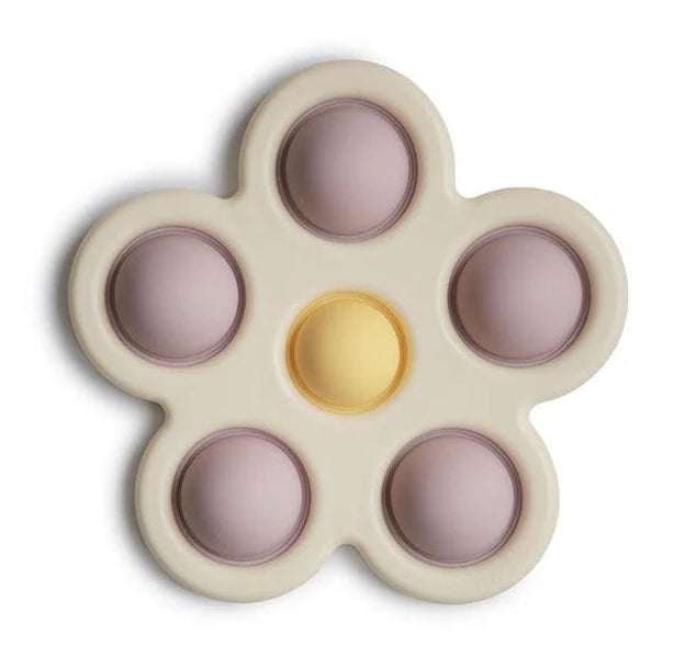 Mushie Painelulelu/Pop It Kukka Soft Lilac