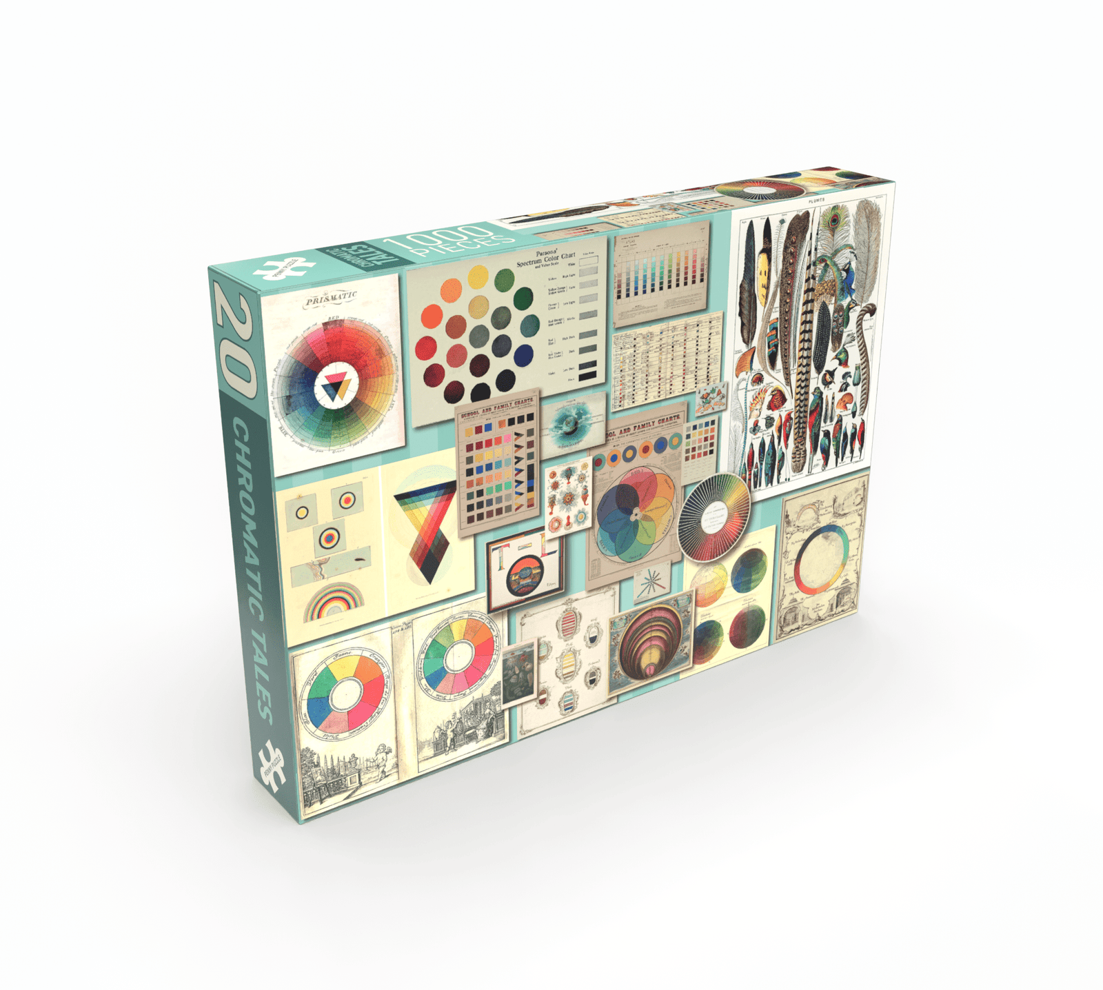 Penny Puzzles Chromatic Tales 1000 Palan Palapeli