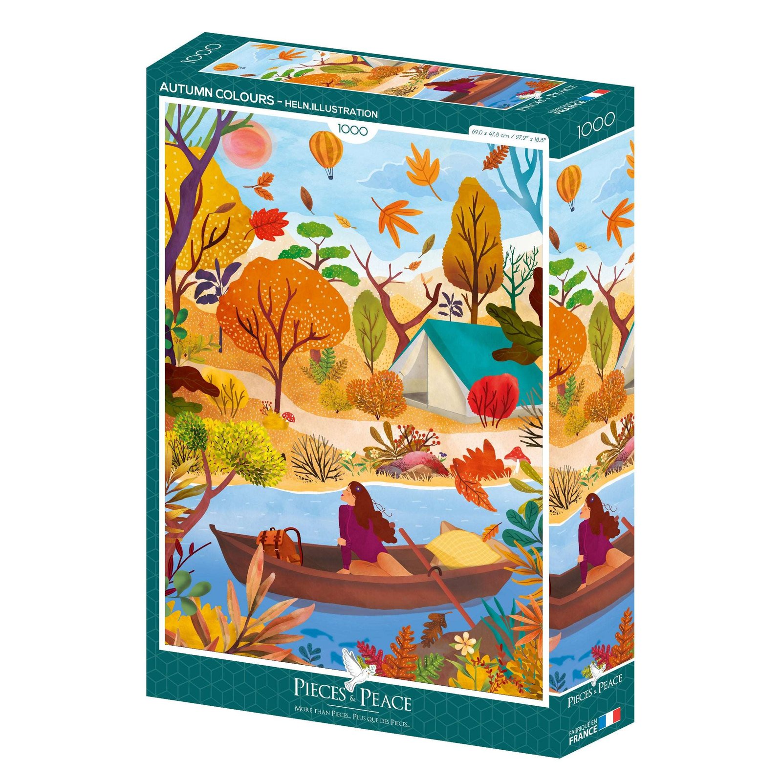 Pieces and Peace 1000 Palan Palapeli Autumn Colors