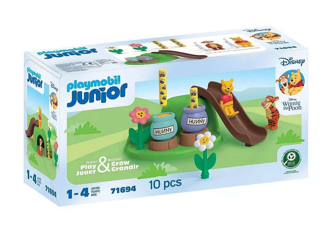 Playmobil 71694 Junior Aqua Disney Nalle Puh ja Tiikeri Mehiläispuutarhassa