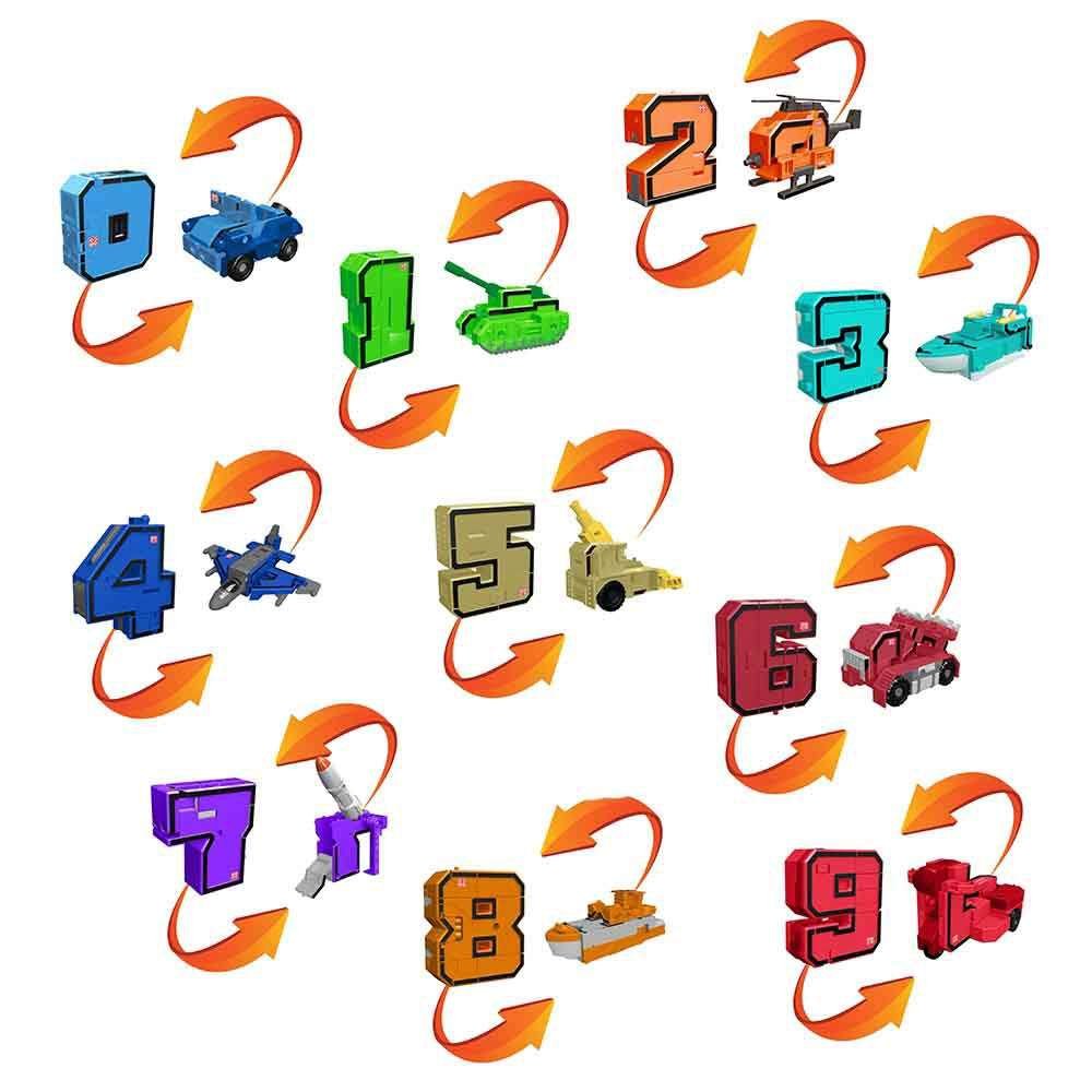 Pocket Morphers Muuntautuvat Ajoneuvot/Numerot Lajitelma