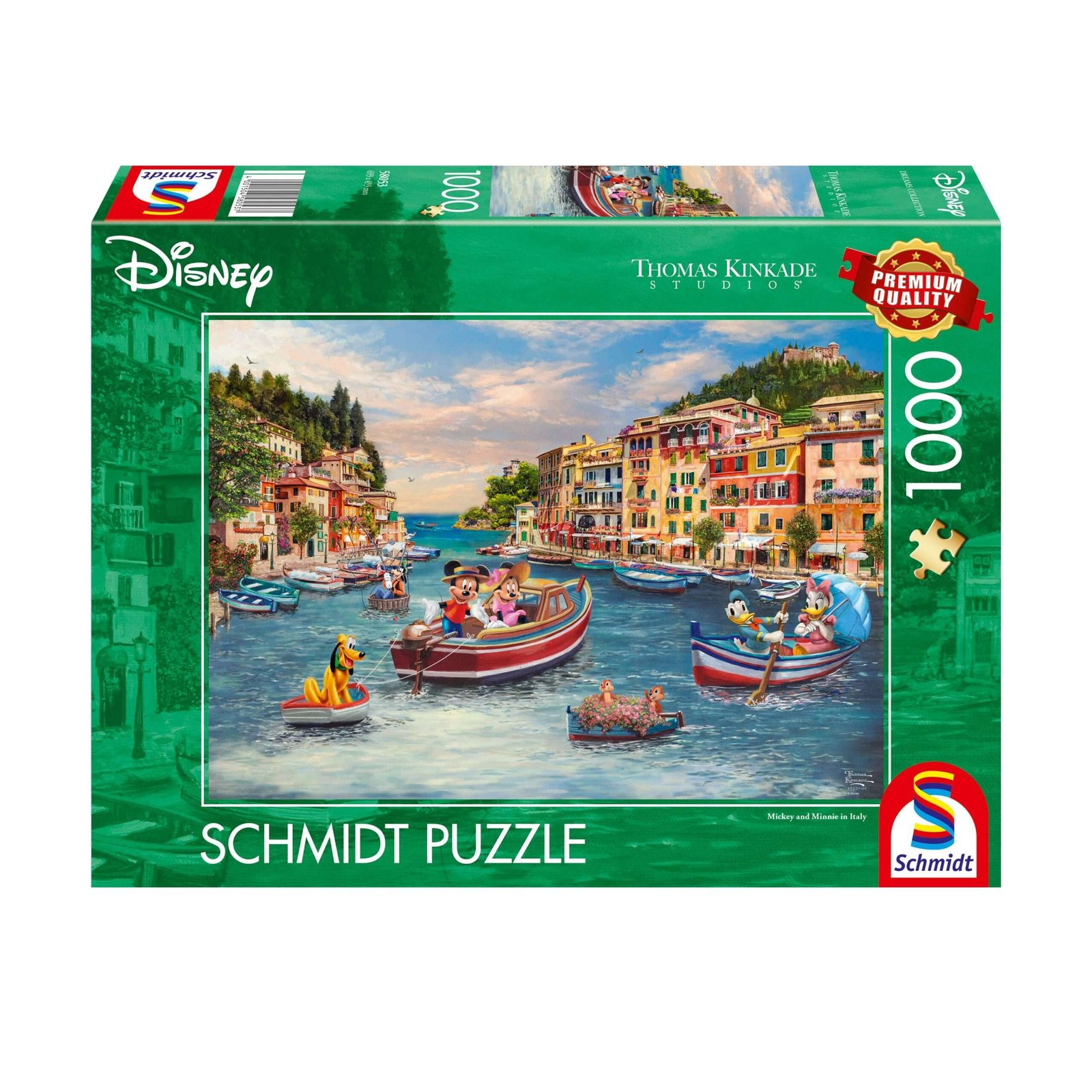 Schmidt Thomas Kinkade 1000 Palan Palapeli Mickey And Minnie In Italy