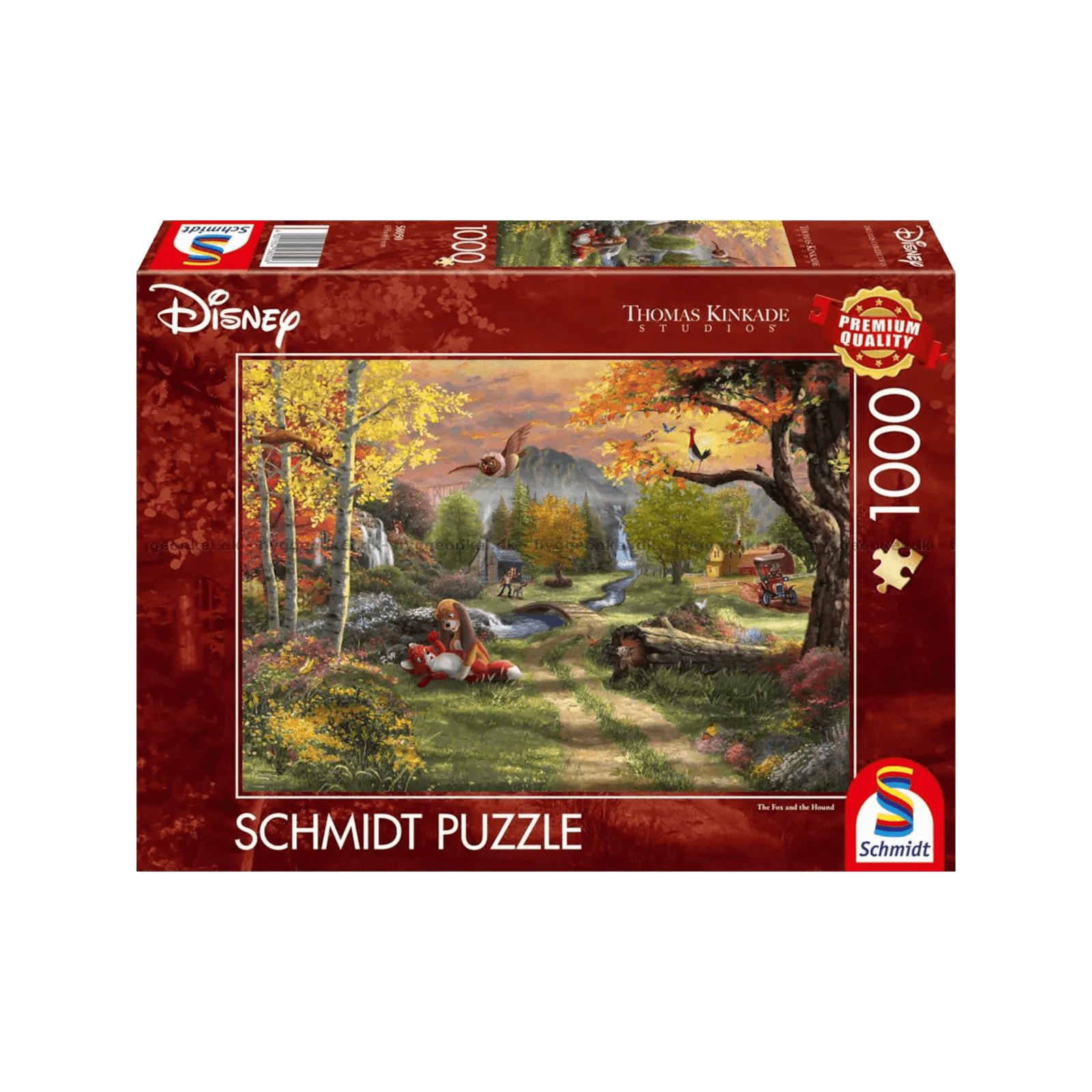 Schmidt Thomas Kinkade 1000 Palan Palapeli The Fox And The Hound