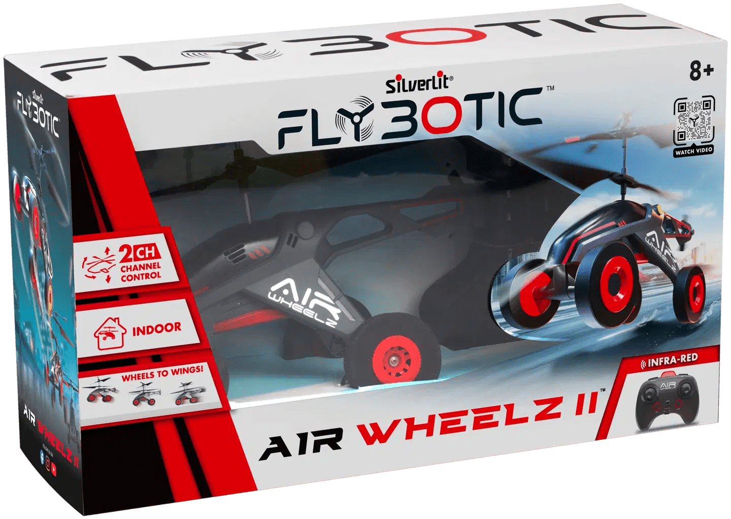 Silverlit Flybotic Air Wheelz II Radio-Ohjattava Auto sekä Helikopteri