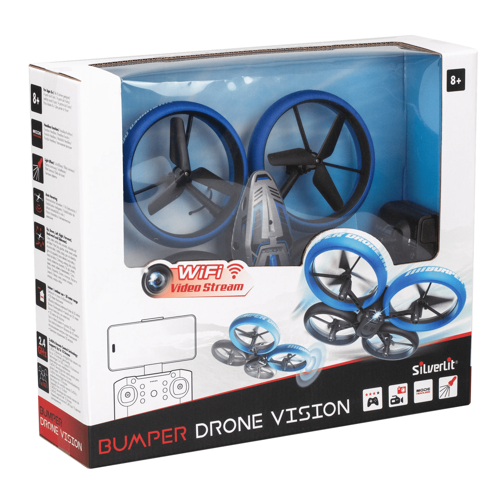 Silverlit Flybotic Bumper Drone Vision Ohjattava Drone