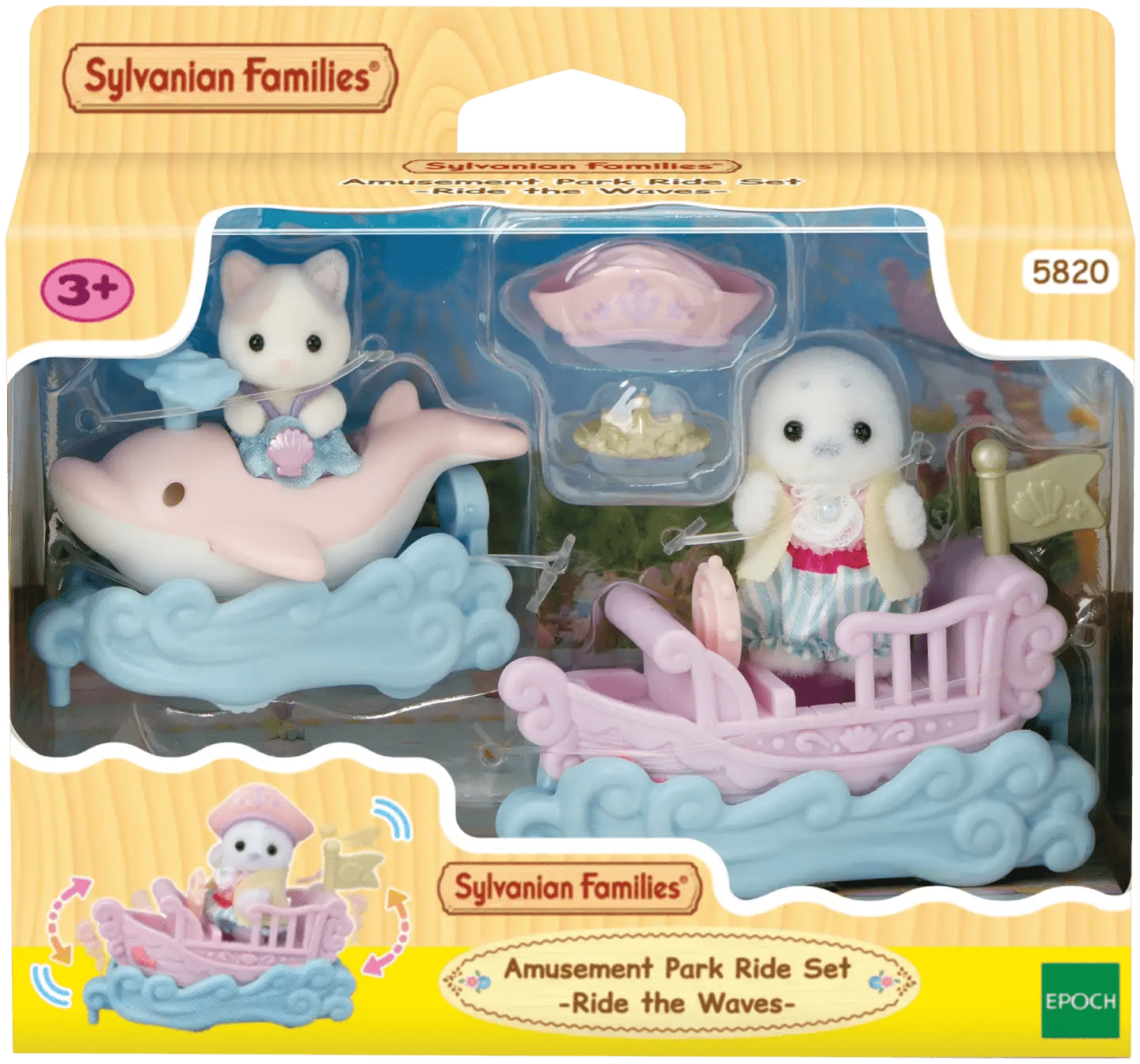 Sylvanian Families Huvipuiston Delfiini ja Leikkilaiva