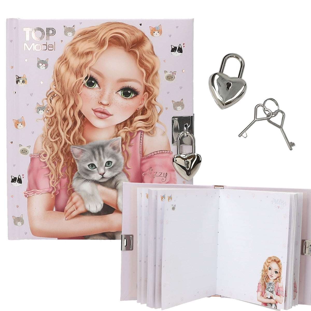 Top Model Lukollinen Päiväkirja Kitty