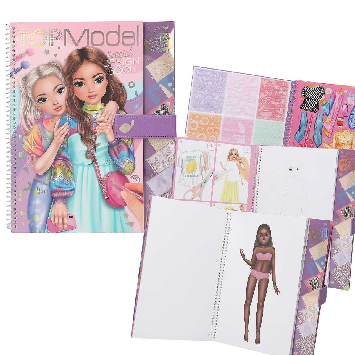 Top Model Vaatesuunnittelija Special Design Book/ Suunnittelukirja