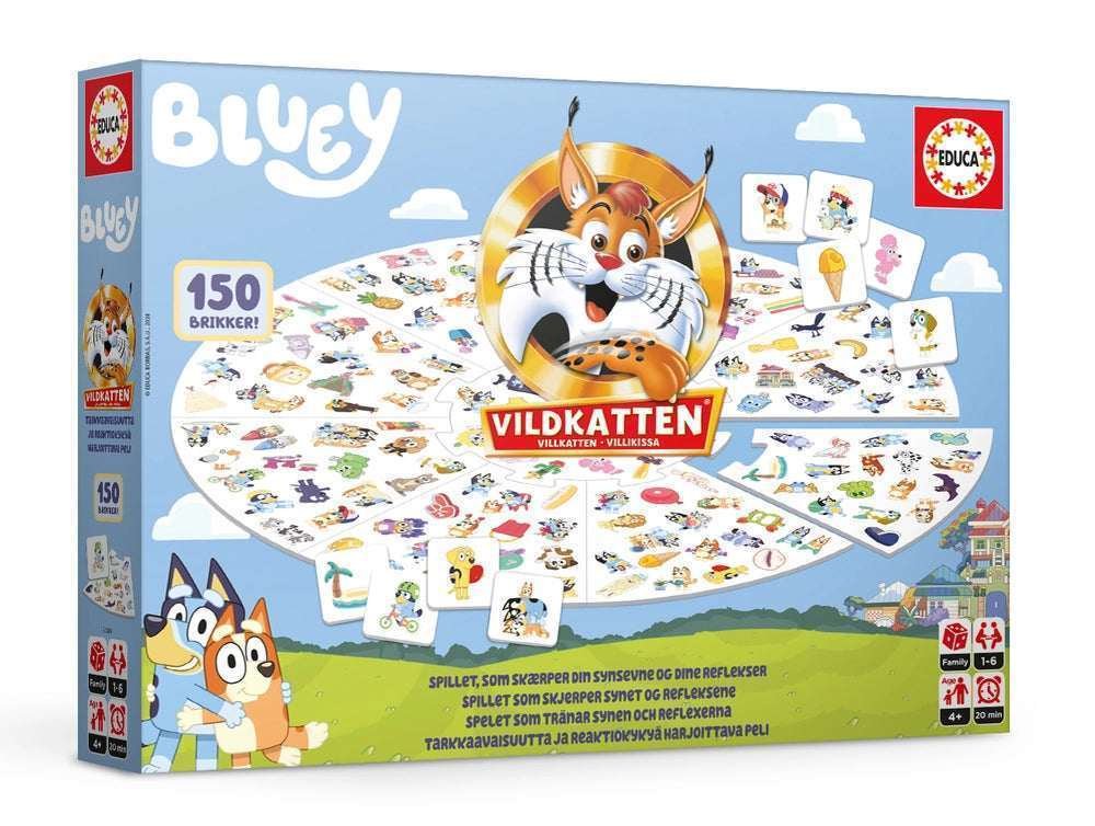 Villikissa/Vildkatten Bluey Etsintäpeli