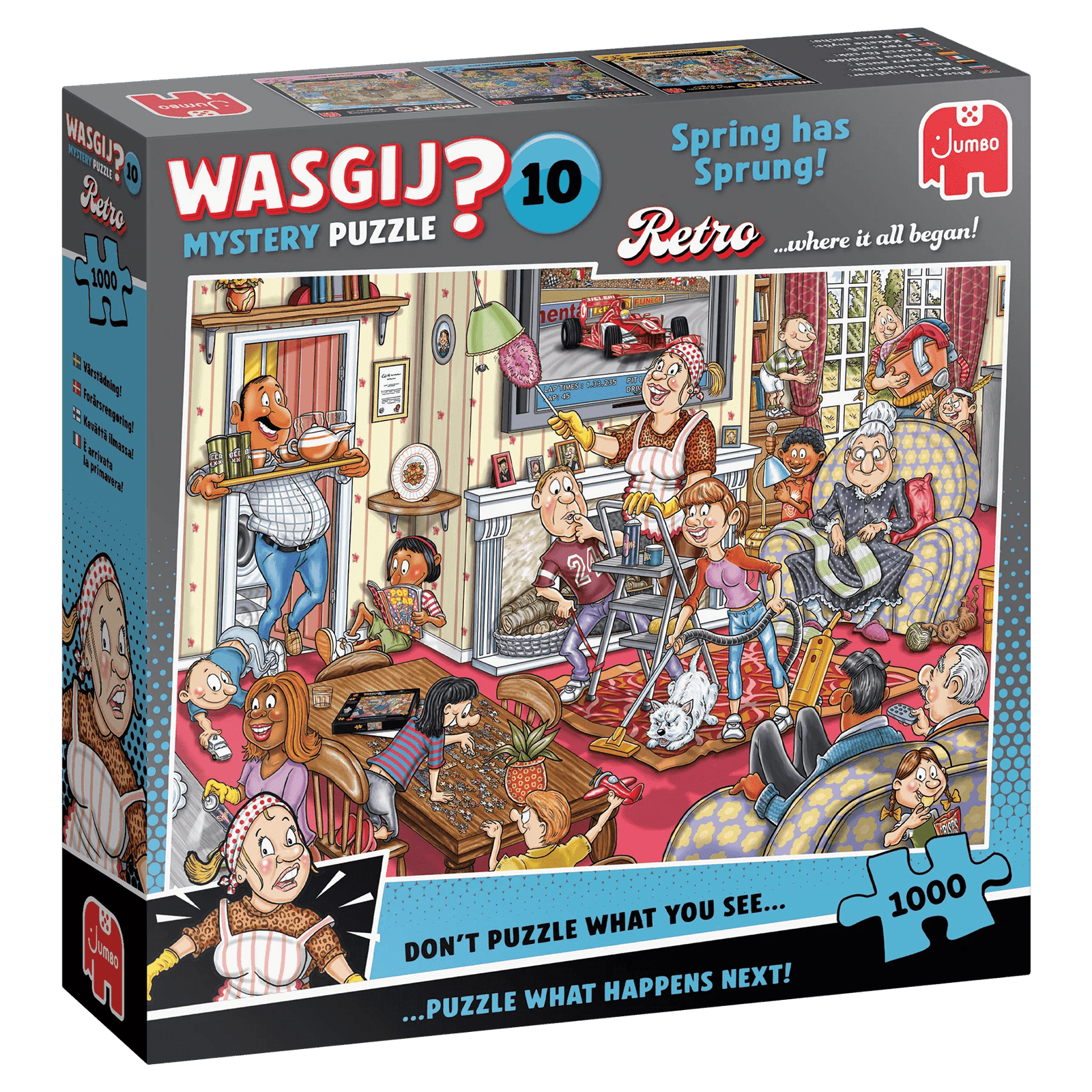 Wasgij Mystery Retro 10 Spring Has Sprung! 1000 Palan Palapeli