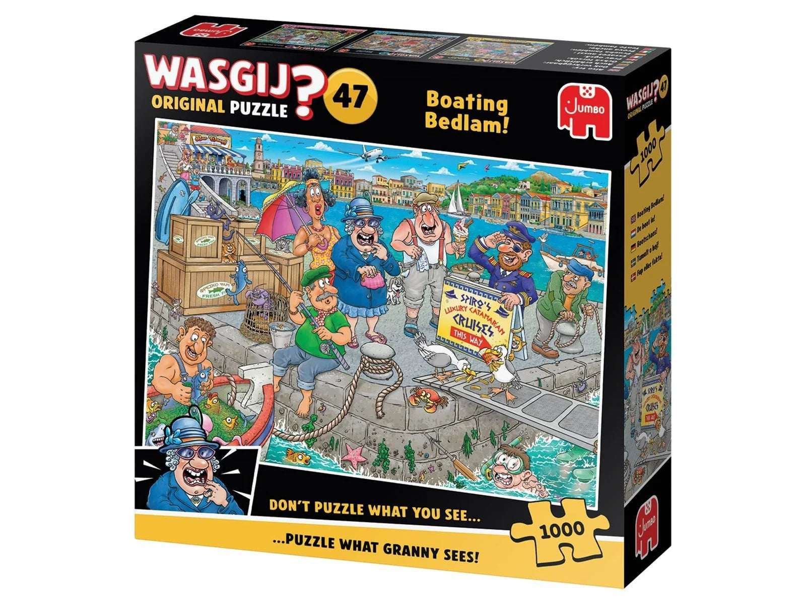 Wasgij Original Boating Bedlam 1000 Palan Palapeli