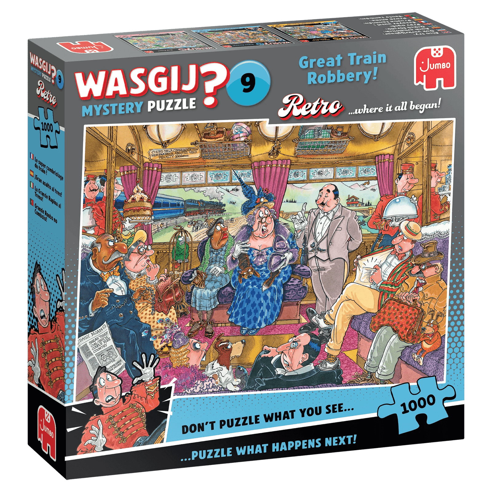 Wasgij Retro Mystery Great Train Robbery! 1000 Palan Palapeli