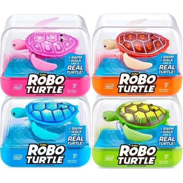 Zuru Robo Turtle - Uiva Robotti Kilpikonna 7 cm Lajitelma