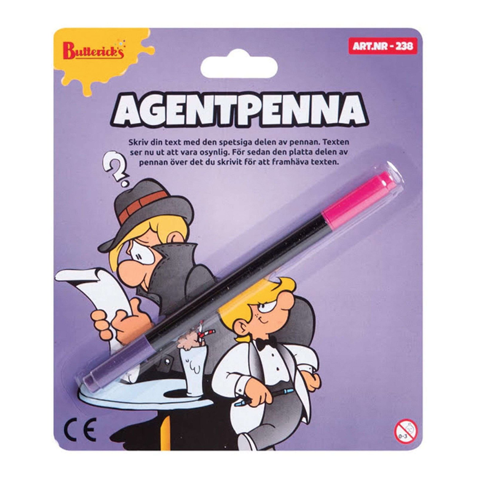 Butterick's Agenttikynä Pilailutuote