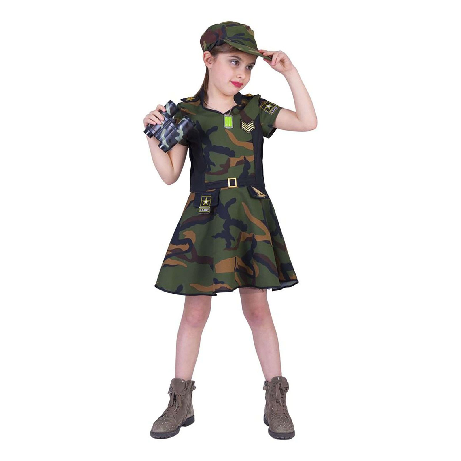 Armeijamekko Lasten Naamiaisasu - Small