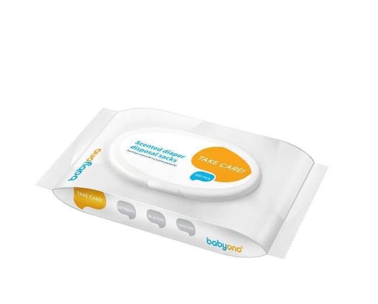BabyOno 1052,Tuoksupussit käytetyille vaipoille 100 kpl