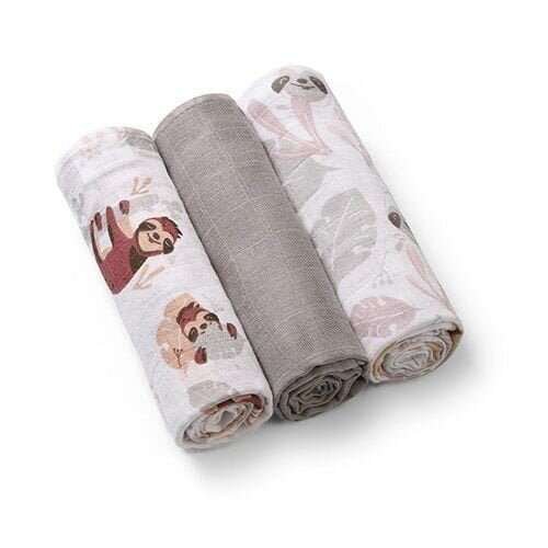 Bambukuituliinat BabyOno 397/10, harmaa, 3 kpl