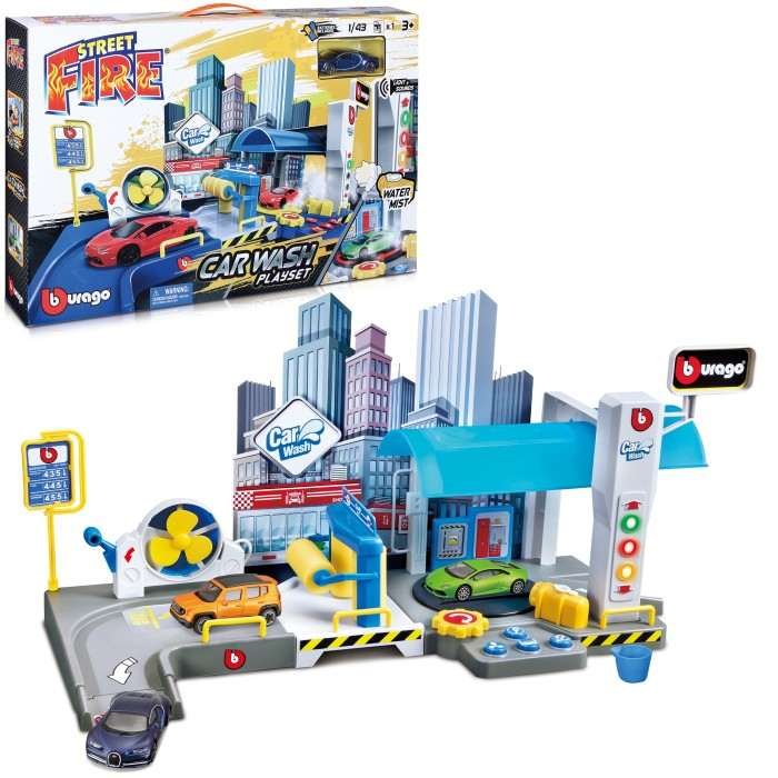 Autopesu autolla - Burago Street Fire 1:43
