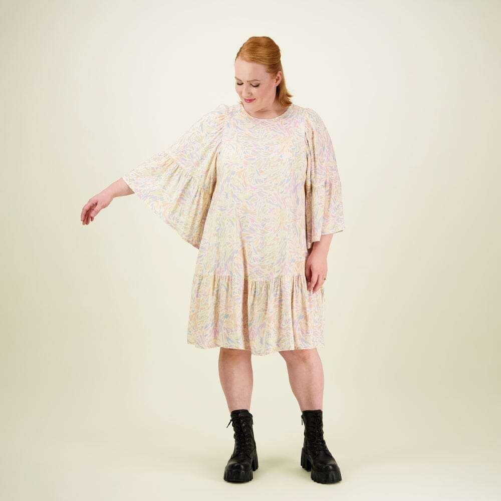 Bell Sleeve Tunic Dress -Mekko | Love Storm - L