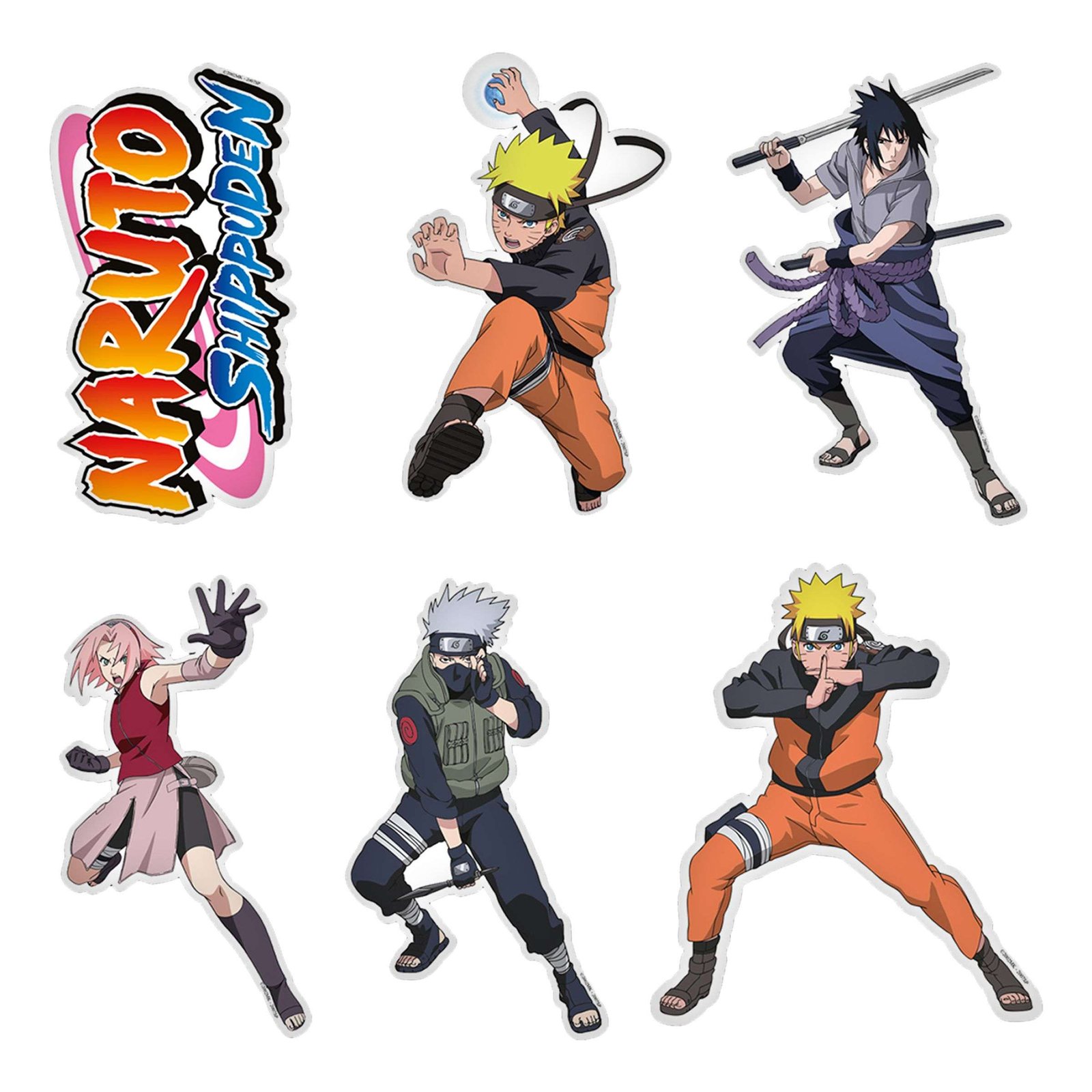 Naruto Shippuden -pöytäkonfetti - 24-pakkaus