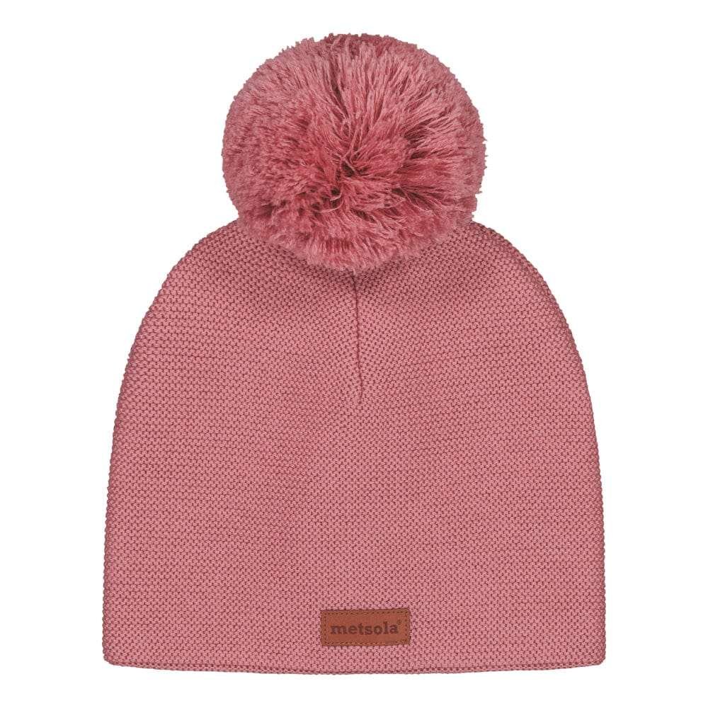 Buddy Beanie -Merinovillapipo | Rosy - 0-1Y
