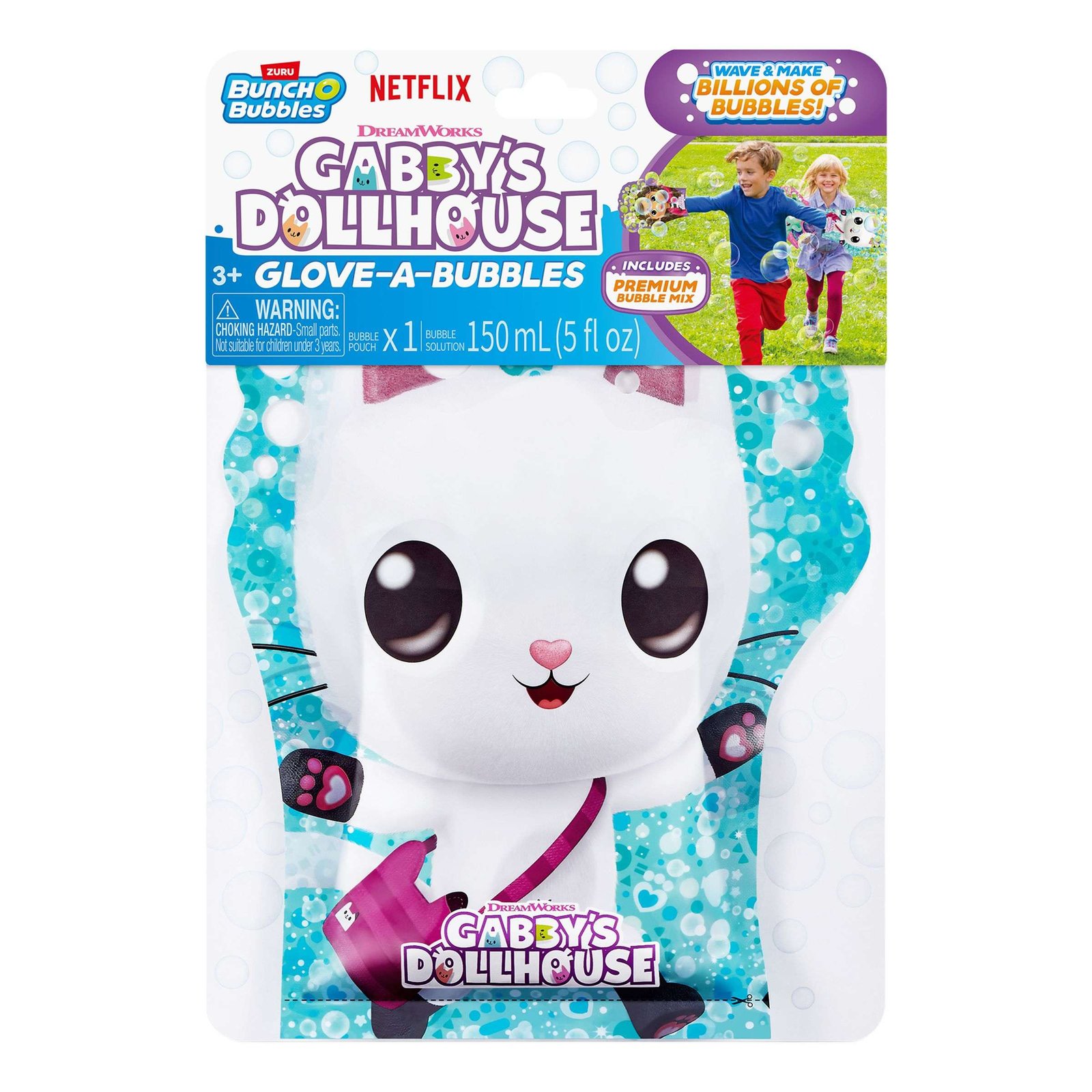 Bunch O Bubbles Gabbys Nukkekoti Glove A Bubbles -saippuakuplahanska