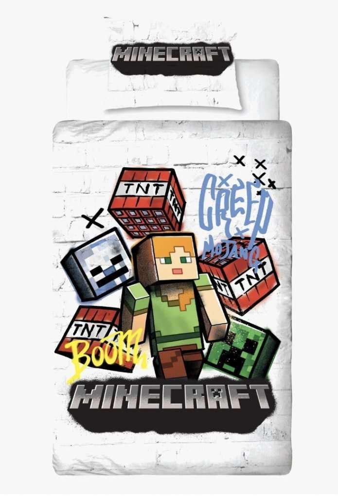 Minecraft vuodevaatteet 150x210