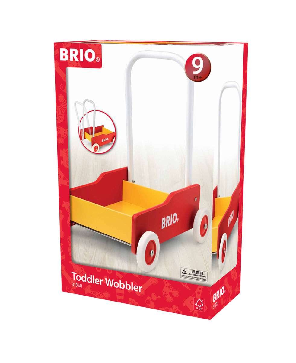 Brio Kävelyvaunu/taaperokärry Punainen