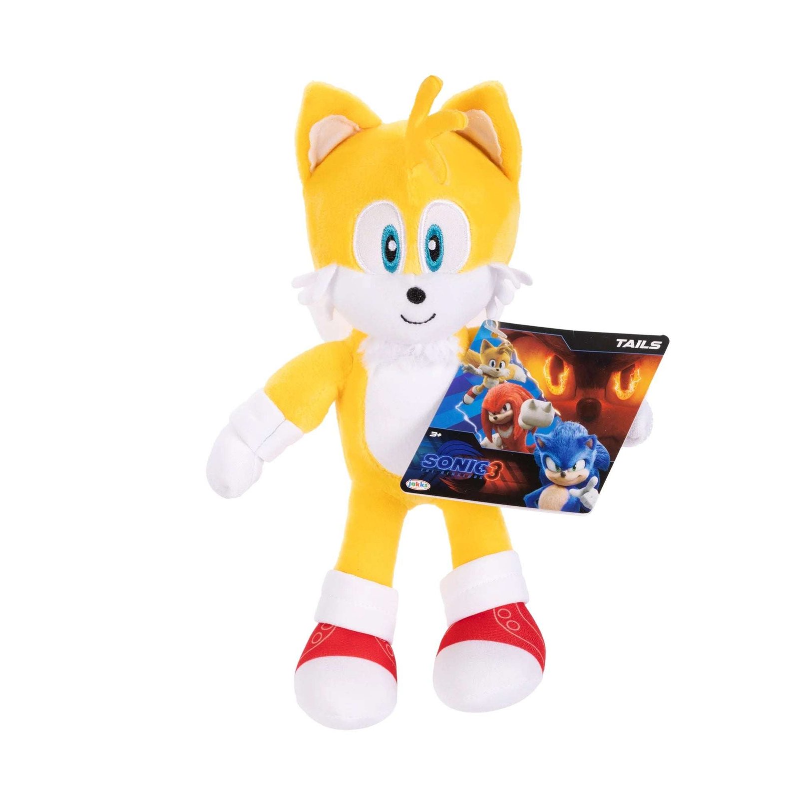 Sonic 3 The Hedgehog Pehmolelulajitelma 22cm - Tails