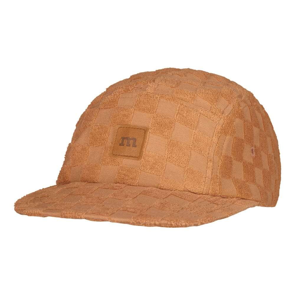 Check Terry Block Cap -Lippalakki | Toffee - 1-2Y