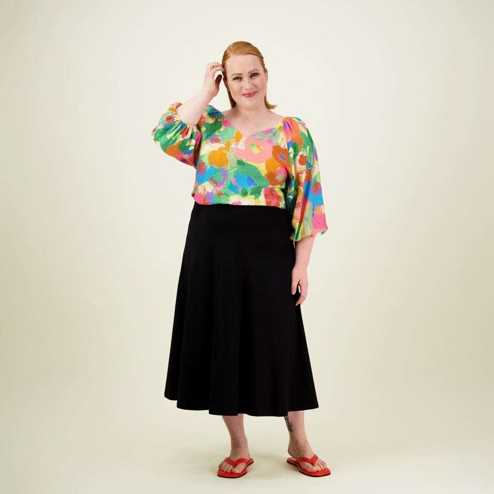 Circle Skirt -Hame | Black - L