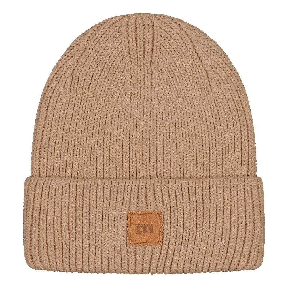 Cotton Knit Beanie -Puuvillapipo |  Nougat - 1-3Y