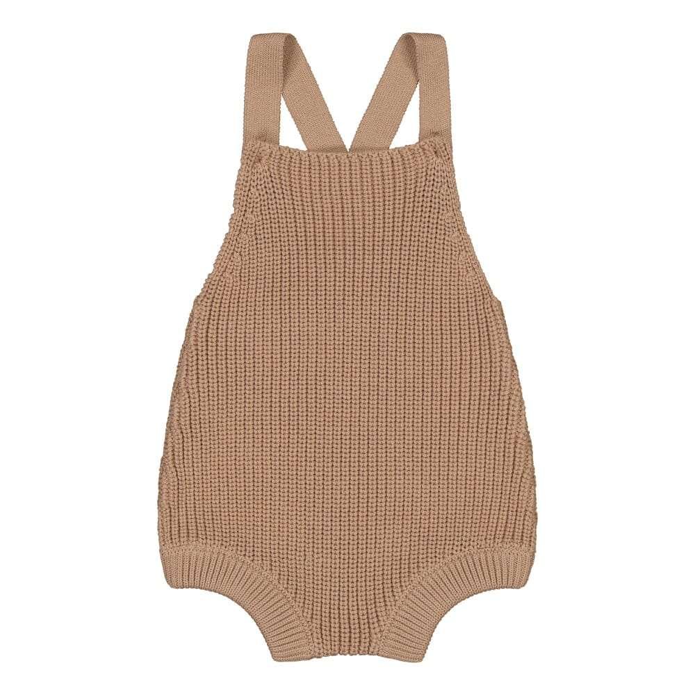Cotton Knit Brace Shortsit |  Nougat - 62/68
