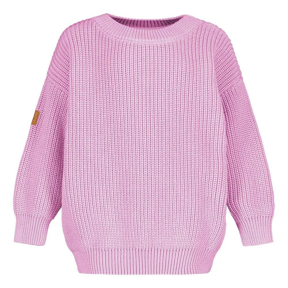 Cotton Knit Jumper -Lasten Neulepaita |  Candy - 110/116