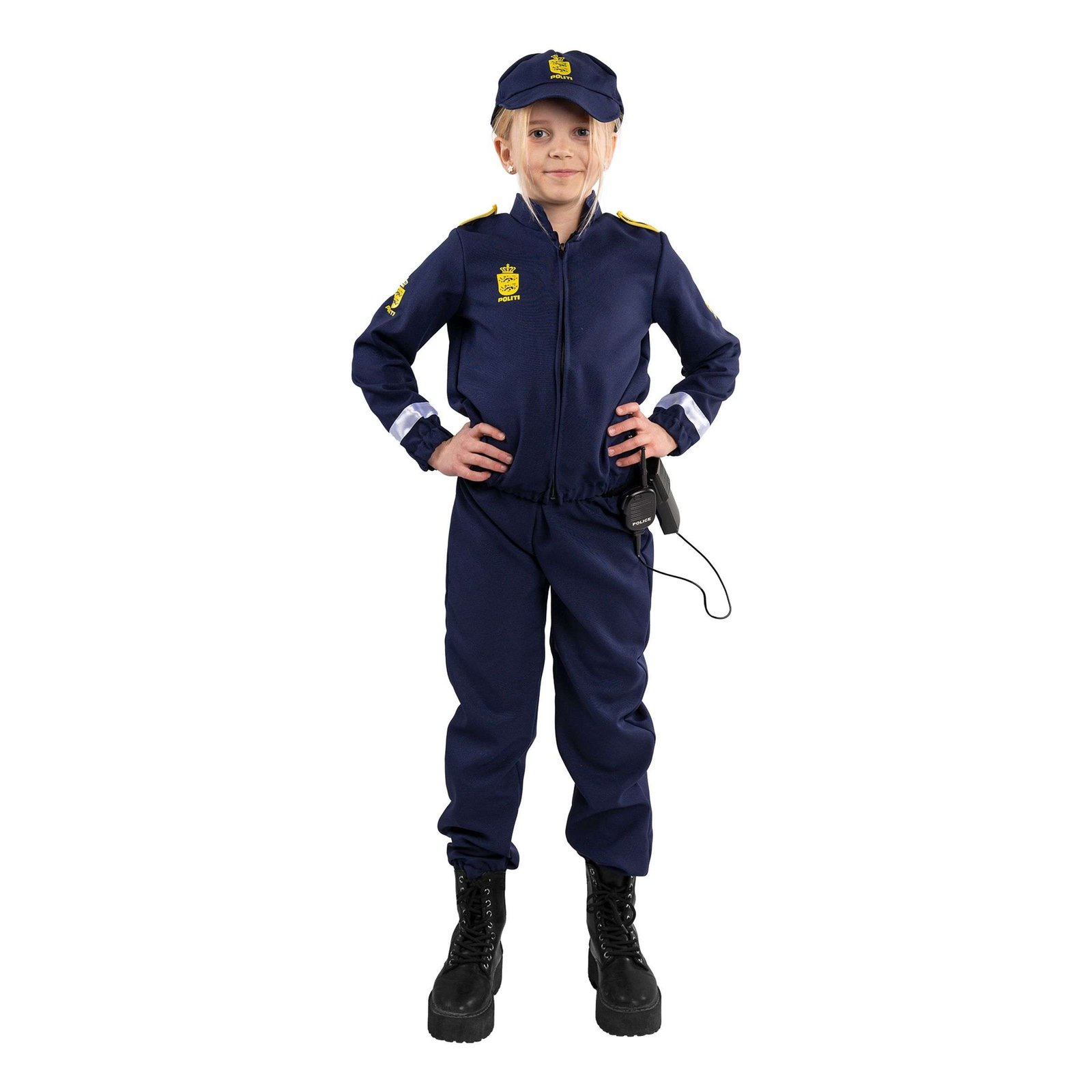 Tanskalainen Poliisi Lasten Naamiaisasu - Large