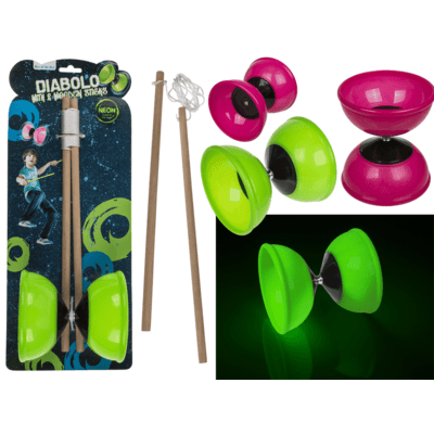 Diabolo Kahdella Puisella Tikulla