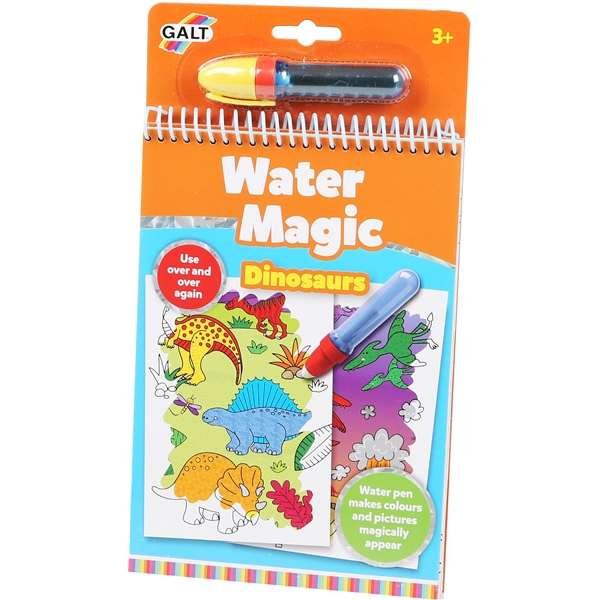 Värityskirja Water Magic Dinosaurs