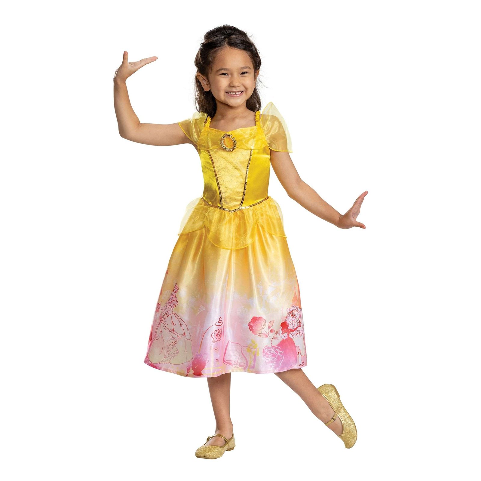 Disney Belle Klassinen Lasten Naamiaisasu - X-Small