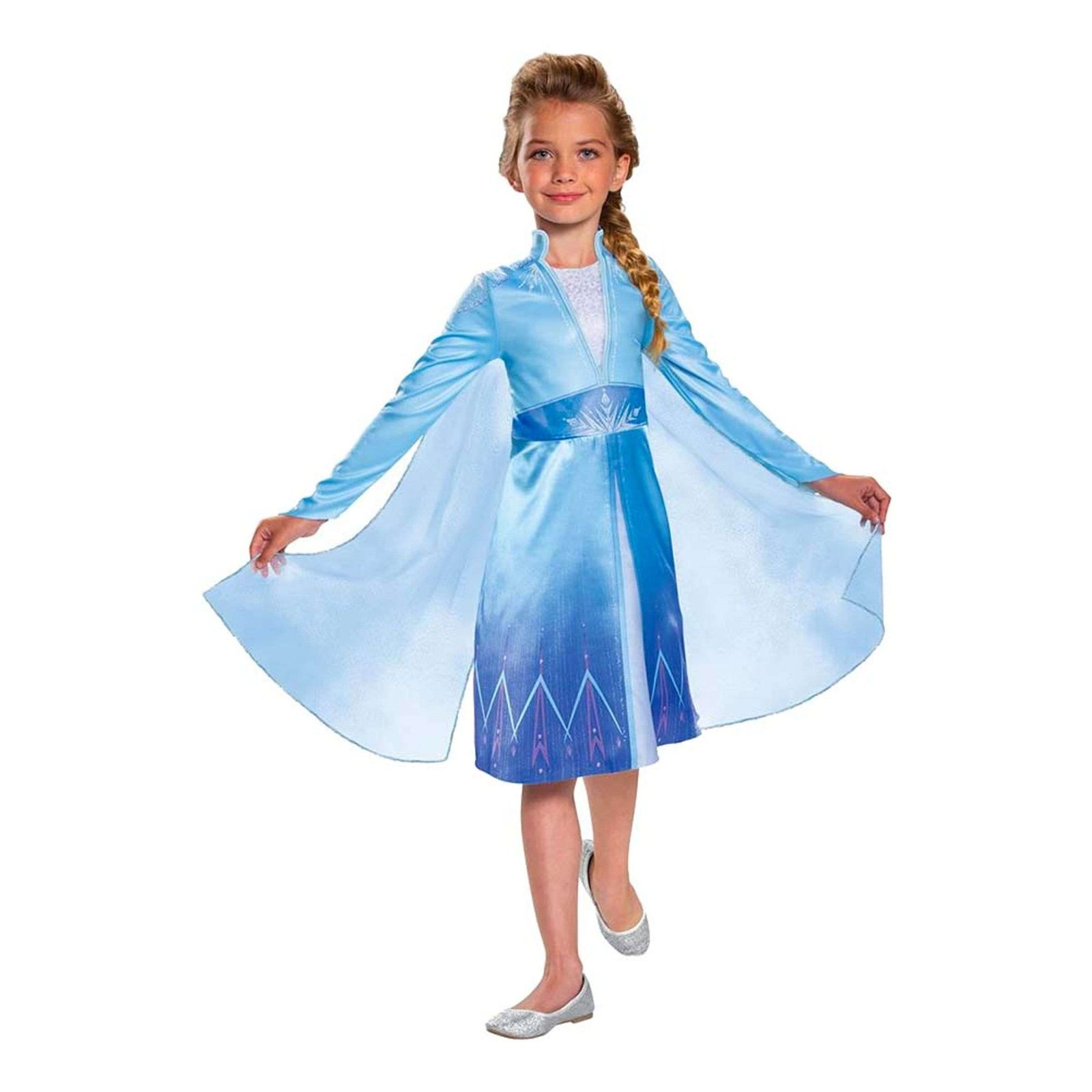 Disney Frozen 2 Elsa Lasten Naamiaisasu - Medium