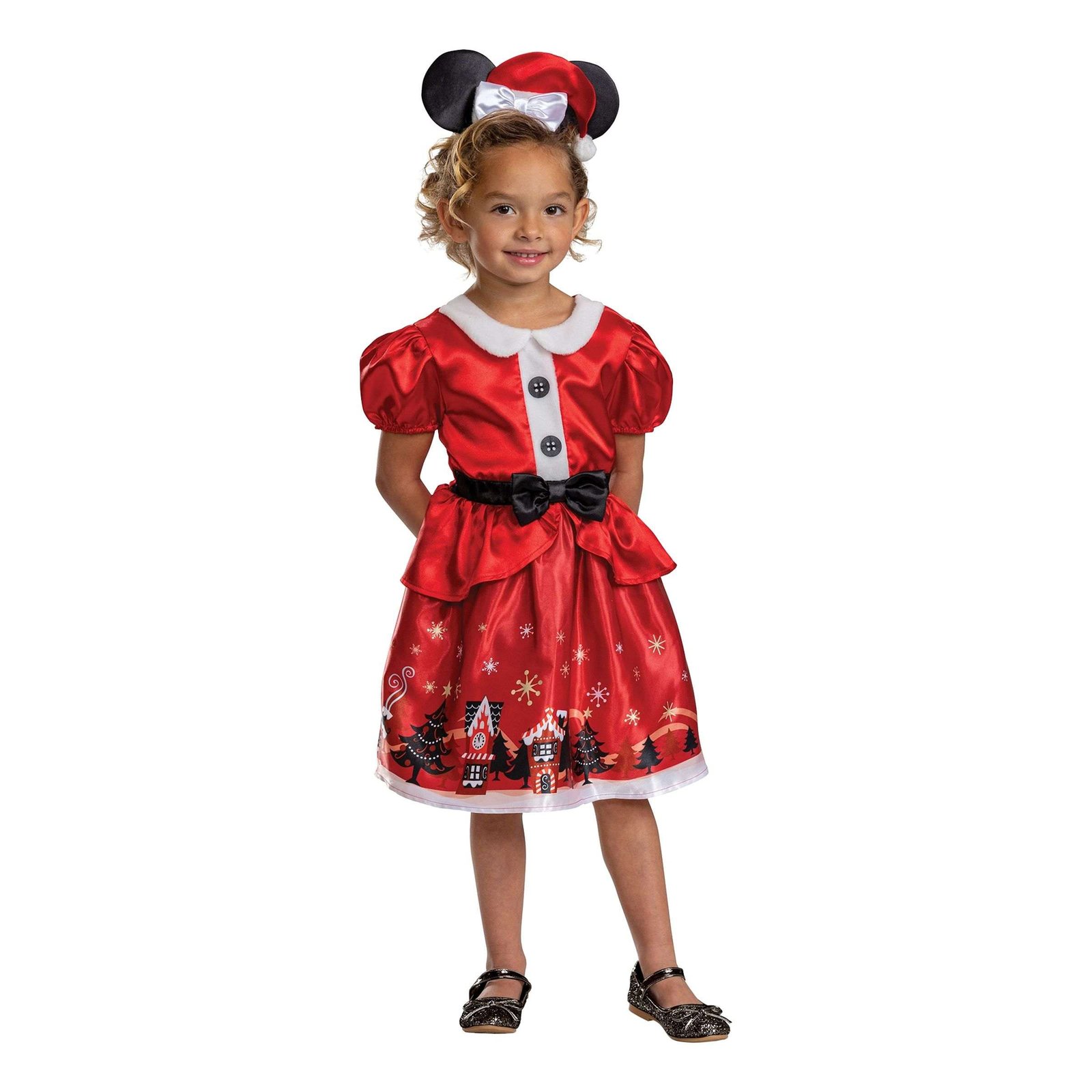 Disney Minni Hiiri Joulumekko Lasten Naamiaisasu - Small