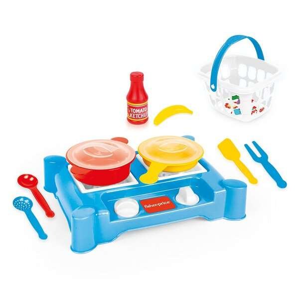 Dolu Fisher Price minikeitinsarja lisävarusteineen, 1822