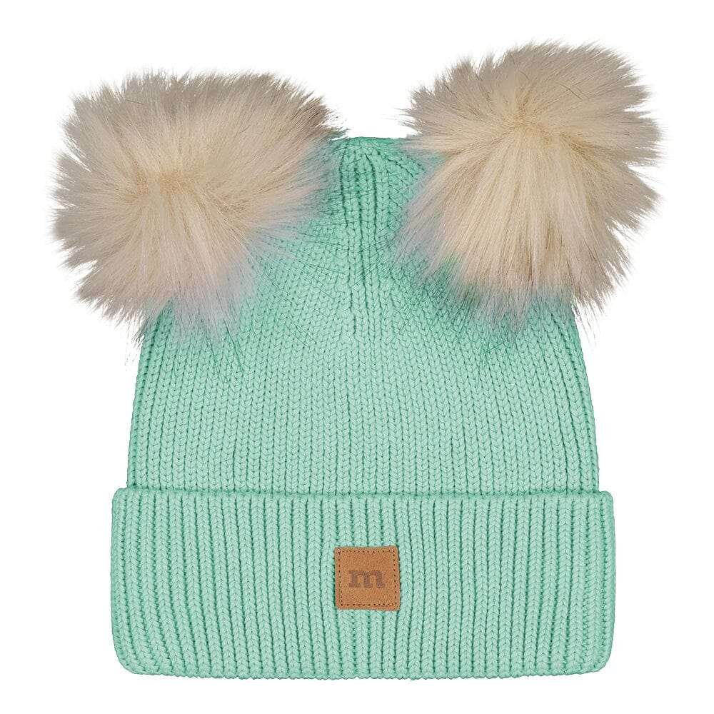 Double Fur Pom -Puuvillapipo |  Mintie - 1-3Y