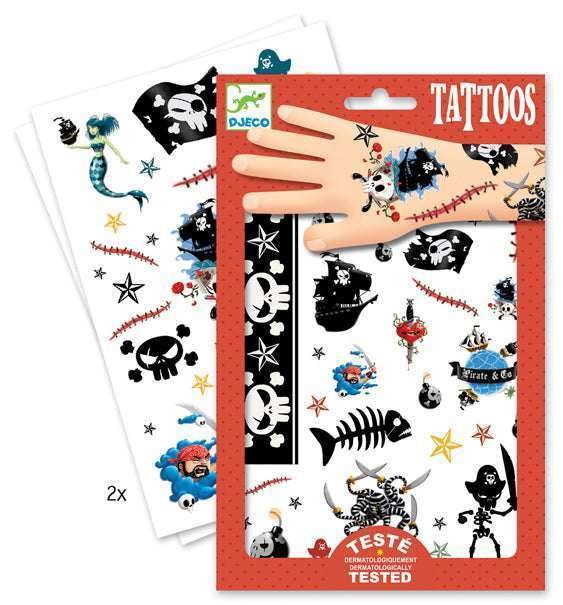 Djeco tatuointi Pirates