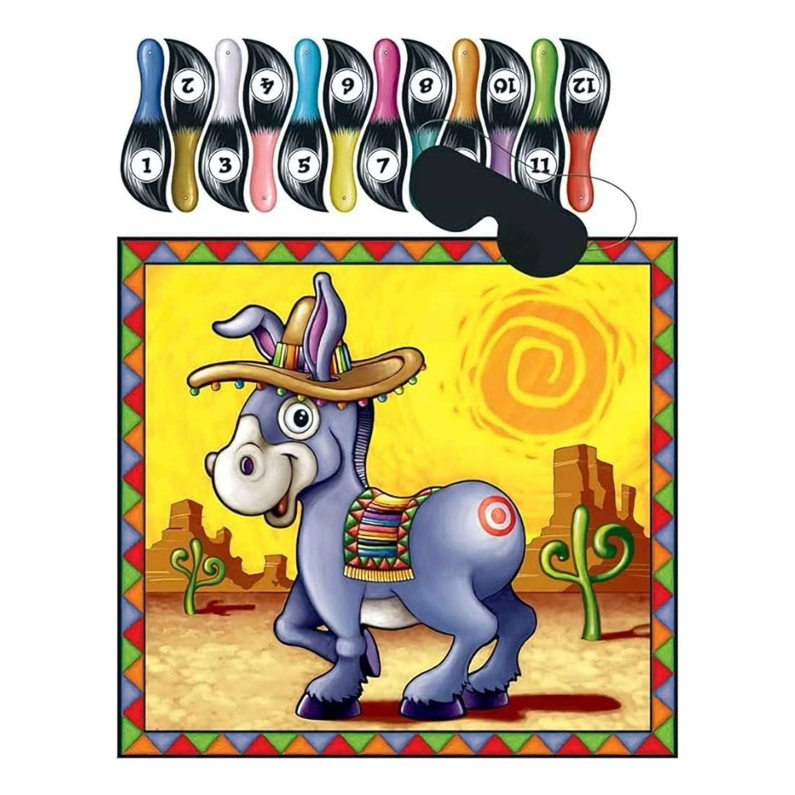 Juhlapeli Pin the Tail