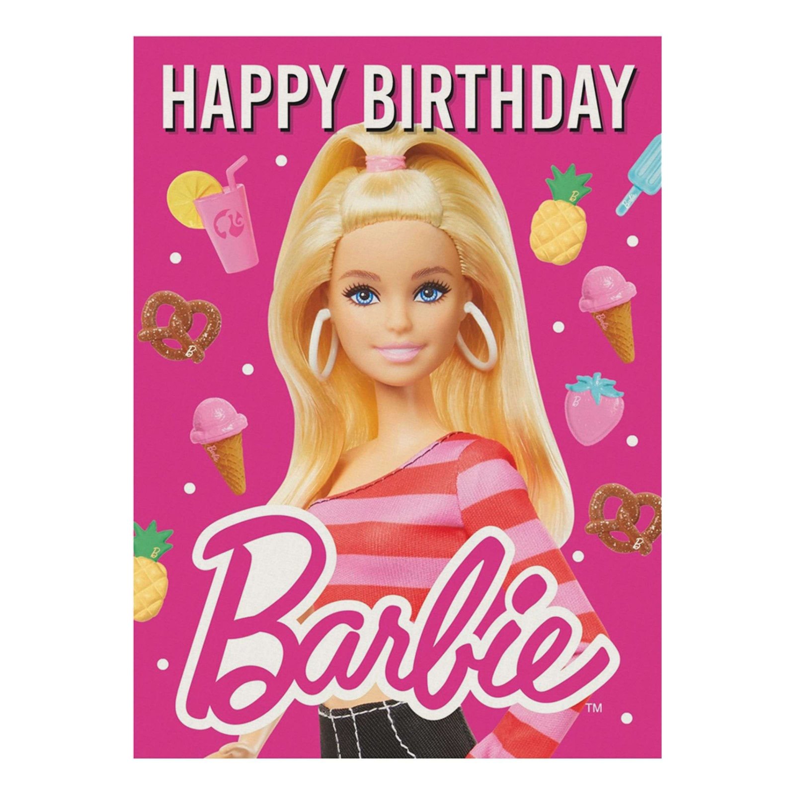 Barbie-syntymäpäiväkortti