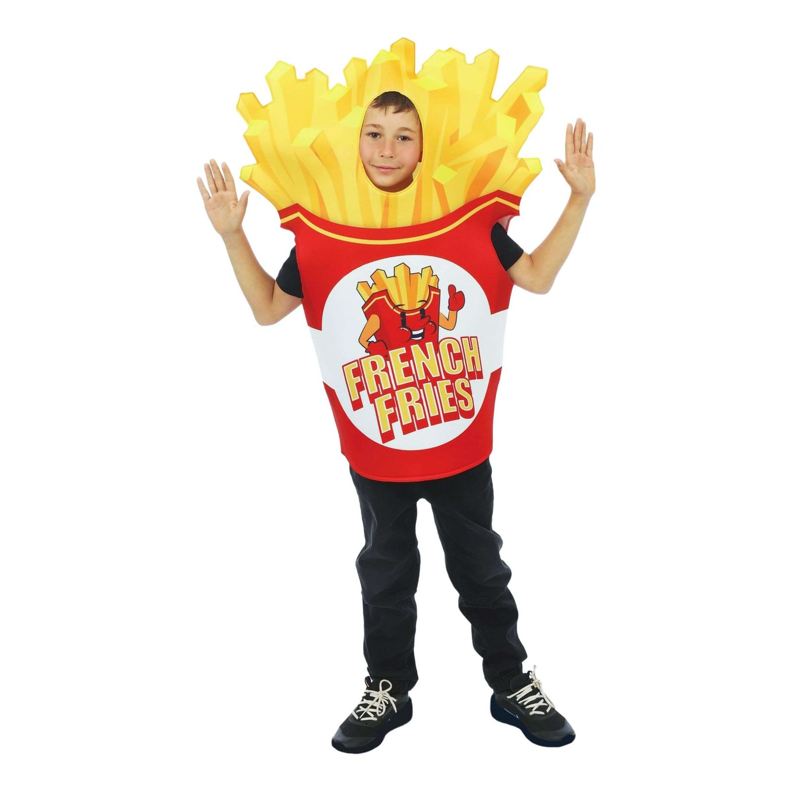 French Fries Lasten Naamiaisasu - One size