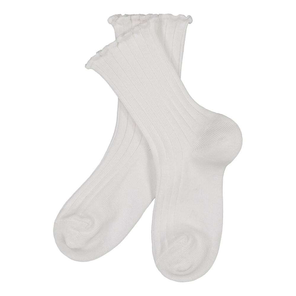 Frill Socks -Sukat | Vanilla - 22/24