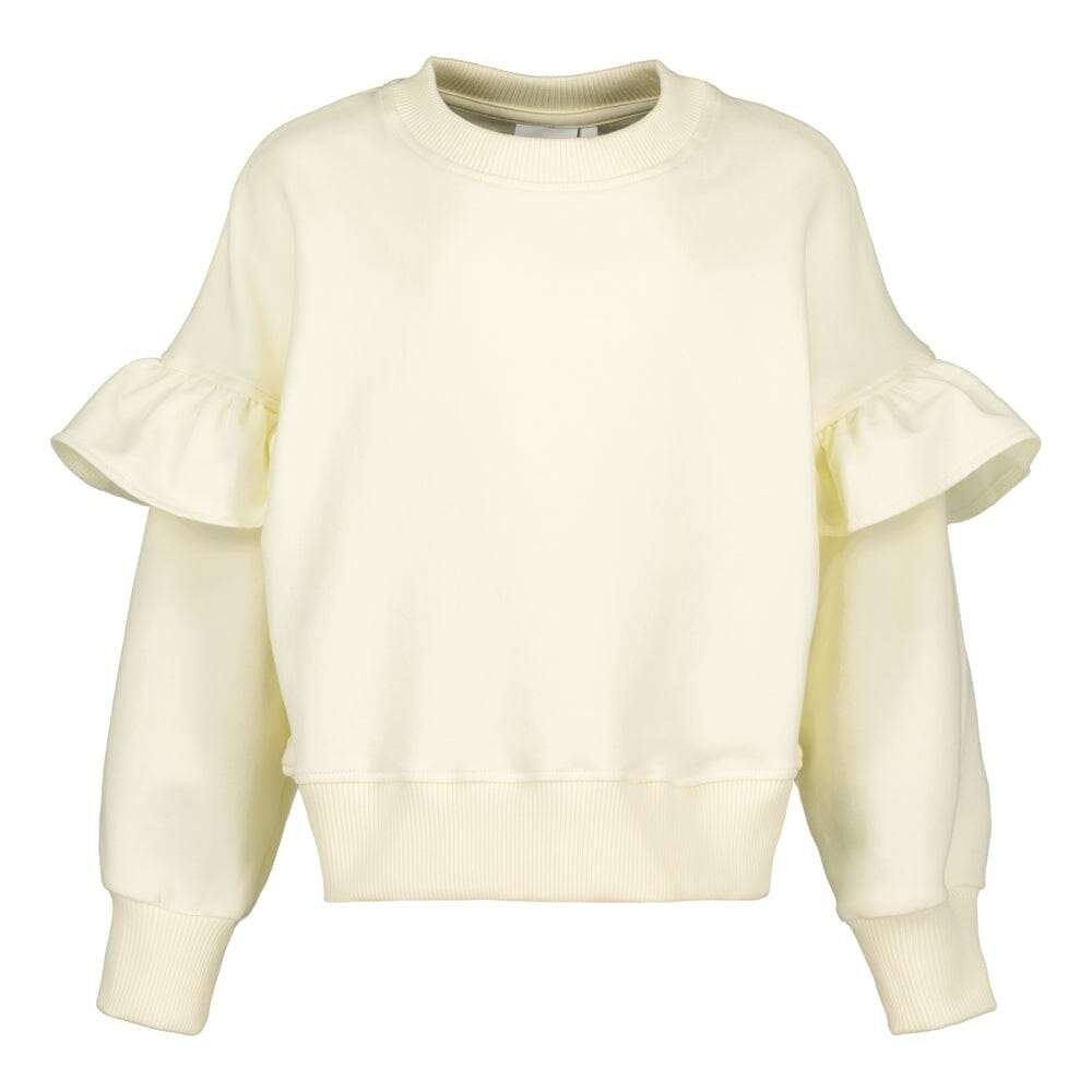 Frill Sweater -Collegepaita | Vanilla - 110/116
