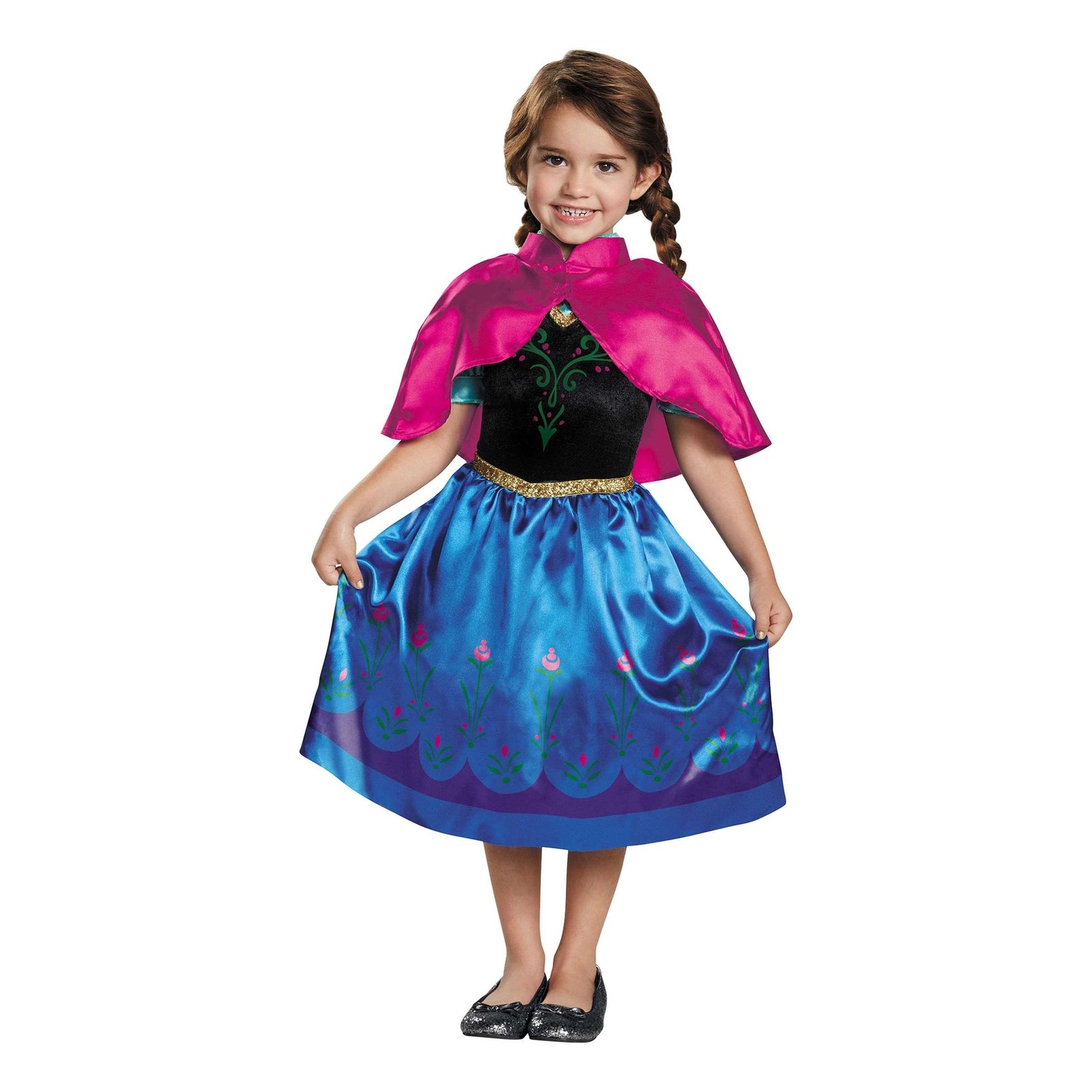 Frozen Anna Travel Lasten Naamiaisasu - Medium