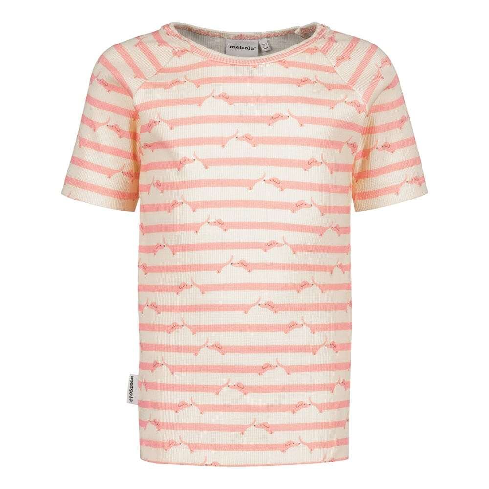 Good Mood Rib -T-Paita | Pinkie - 74/80